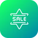 Free Sale Badge Star Icon