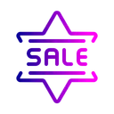 Free Sale Badge Star Icon