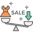 Free Sale Scale Icon