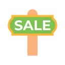 Free Sale Tag Banner Sales Marketing Icon