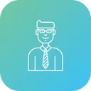 Free Salesman Business Dealer Icon