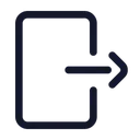 Free Salir Puerta Cerrar Sesion Icon
