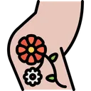 Free Salon De Tatuajes Tatuaje De Pierna Flor Icono