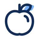 Free Salud Apple Nutricion Icono