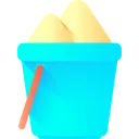 Free Sand Bucket Bucket Sand Icon