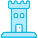 Free Sandcastle Beach Summrtime Icon
