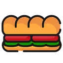 Free Fast Food Food Sandwich Icon Icon