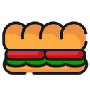 Free Icone De Restauration Rapide Nourriture Sandwich Icône