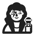 Free Sanger Hoch Kontrast Symbol