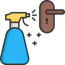 Free A Clean Sanitize Door Handle Clean Door Handle Icon