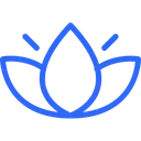 Free Yoga Blue Outline Miscellaneous Life Style Icon