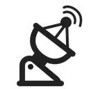 Free Antenna High Contrast Icon