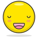 Free Satisfait Sourire Heureux Icône