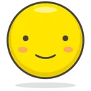 Free Satisfecho Cara Smiley Icon