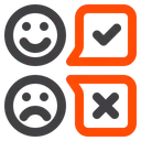 Free Satisfication Feedback Rating Icon