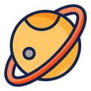 Free Saturn Space Science Icon