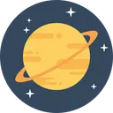 Free Saturno Solar Sistema Icono