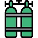 Free Tauchsauerstoff Sauerstoffflasche Zylinder Symbol