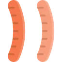 Free Sausage Hotdog Snack Icon