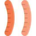 Free Sausage Hotdog Snack Icon