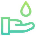 Free Save Water Hand Icon