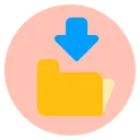 Free Save Download Input Installer Symbol Direction Icon