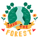 Free Save the forest  Icon