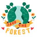 Free Save the forest Icon