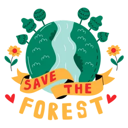 Free Save the forest  Icon