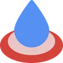 Free Liquid Droplet Mineral Icon