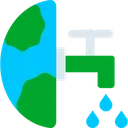 Free Save Water Plant Ecology Icon