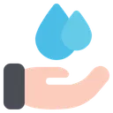 Free Save Water Water Enviroment Icon