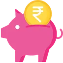 Free Saving Account Savings Piggy Banking Icon