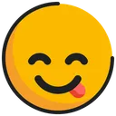 Free Emoticon Emoji Savoring Icon
