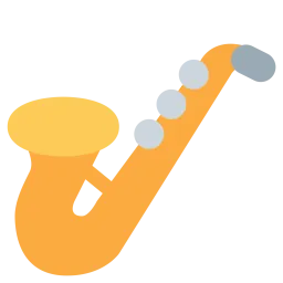 Free Saxophone Emoji Icon