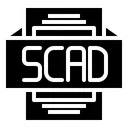 Free Scad File Type Icon