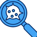 Free Scanning Analysis Covid Icon