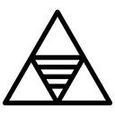 Free Schattierungsdreieck  Symbol