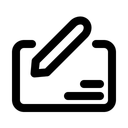 Free Scheckzahlung  Symbol