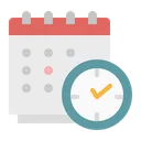 Free Schedule Calendar Time Icon