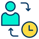 Free Daily Schedule Time Management User Time Management Icon