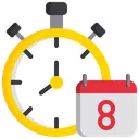 Free Schedule Timer Planning Icon