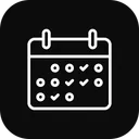 Free Calendar Metting Schedule Icon