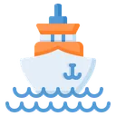 Free Schiff Boot Versand Icon