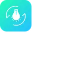 Free Smart Stadt Gluhbirne Symbol