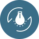 Free Smart Stadt Gluhbirne Symbol