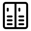 Free Schließfach  Symbol