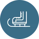 Free Schlittschuh  Symbol