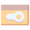 Free Schlüsselkarte  Symbol