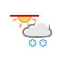 Free Schnee Sonne Wetter Icon